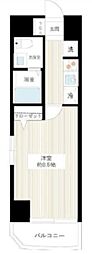 アンベリール板橋本町 1Kの間取図画像