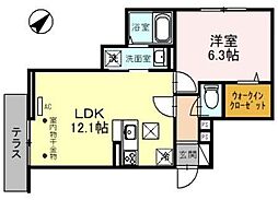 間取図画像 1LDK