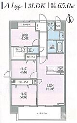 SANITASWARABI 3LDKの間取図画像
