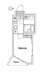 フェニックス芦花公園駅前弐番館 1Kの間取図画像