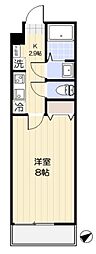 エクセラン東浦和 1Kの間取図画像