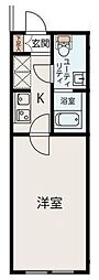 マイプレイス 1Kの間取図画像
