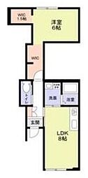 豊島区高松3丁目計画 1階1LDKの間取り