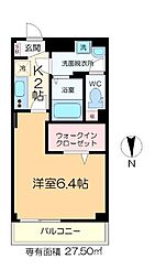 Premiere金町 1Kの間取図画像