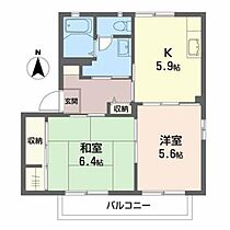 トミーガーデン　Ｆ 202 ｜ 福島県福島市本内字南古舘23-1（賃貸アパート2K・2階・43.00㎡） その2