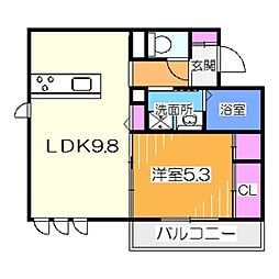 CasaTKY 1LDKの間取図画像