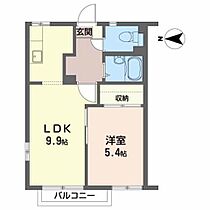 パティオ・グランデ　Ａ 203 ｜ 岩手県盛岡市前九年２丁目16-25（賃貸アパート1LDK・2階・35.00㎡） その2