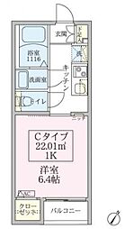 間取図画像 1K