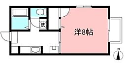 アネックス・M 1Kの間取図画像