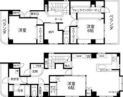 イーグルテラス 3SLDKの間取図画像