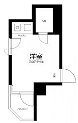 DIK麹町ビル 7階ワンルームの間取り