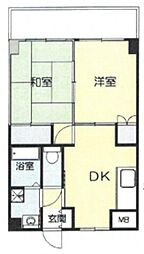 CASAMIRA5 2DKの間取図画像