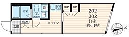 ザ・レジデンス下北アネックス 1Kの間取図画像