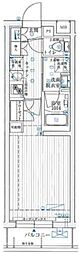 BCITYAPARTMENT東京SOUTH 1Kの間取図画像