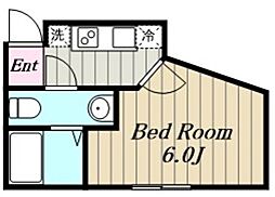 アザーレ・ソーニョ座間 1Kの間取図画像