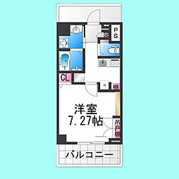 エヌエムキャトフヴァン 1Kの間取図画像