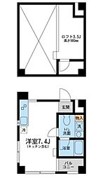 WillDo南浦和 ワンルームの間取図画像