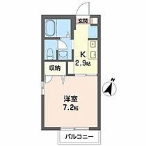 シャーメゾン比島　Ｂ棟 B0201 ｜ 高知県高知市比島町４丁目1-30（賃貸アパート1K・2階・24.71㎡） その2