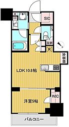 MIDTOWERGRAND 1LDKの間取図画像