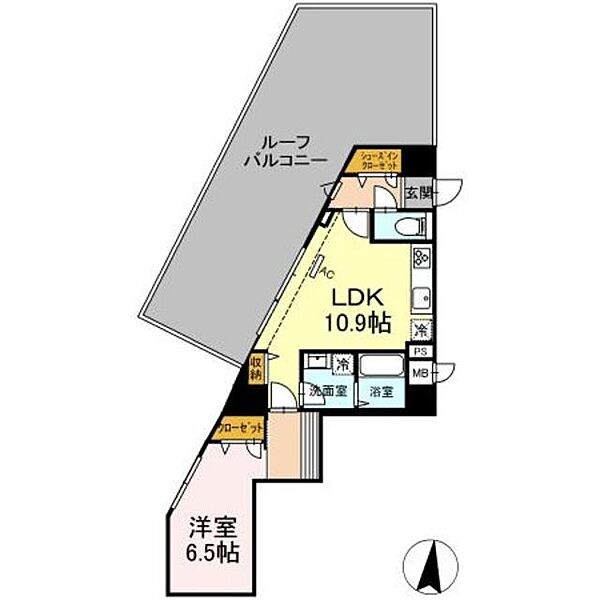 GRAND　SOLEIL 508｜神奈川県川崎市高津区上作延１丁目(賃貸マンション1LDK・5階・40.10㎡)の写真 その2