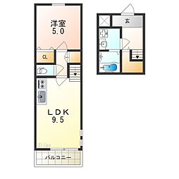JR関西本線 久宝寺駅 徒歩10分 2階/-