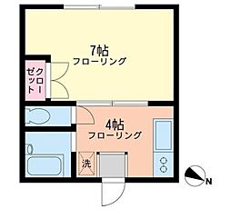 間取図画像 1K