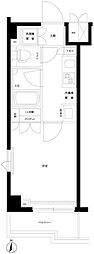 ルーブル多摩川九番館 1Kの間取図画像