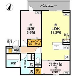クラシスト苅田WEST 2階/-