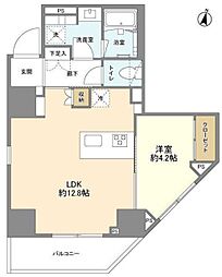 DUE東大前 1LDKの間取図画像