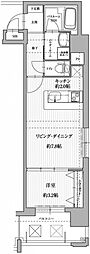 アクタス天神セントラルタワー2 1LDKの間取図画像