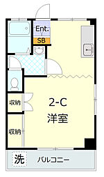 ジェリクルハウス 1DKの間取図画像