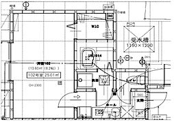 カーサグレーシアふじみ野 1階1Kの間取り