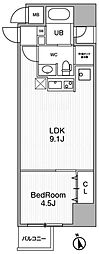URBANFLATSIkebukuroPremium 1LDKの間取図画像