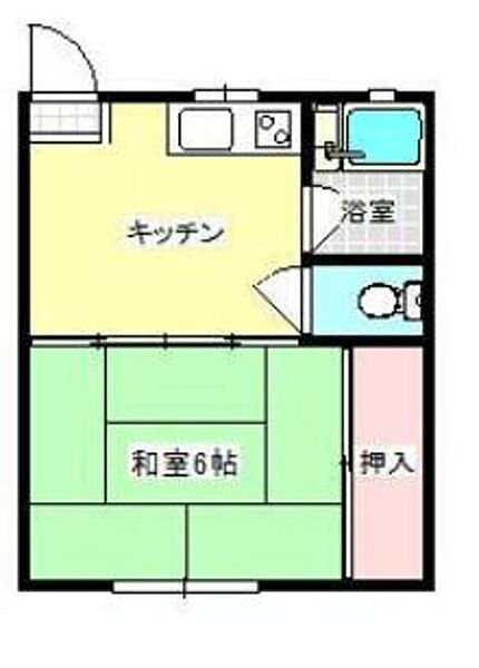 コーポ豊 103｜東京都日野市南平６丁目(賃貸アパート1DK・1階・24.80㎡)の写真 その2