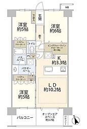 ヴェレーナ赤羽志茂プレミアテラス 3LDKの間取図画像