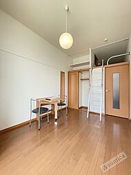 近鉄南大阪線 矢田駅 徒歩9分の賃貸アパート 1階1Kのリビング/ダイニング