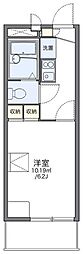 レオパレスクレールSK 1Kの間取図画像