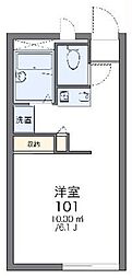 レオパレスラ・シンシア 1Kの間取図画像