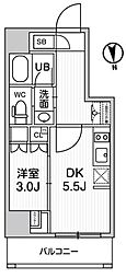 nido新御徒町 1DKの間取図画像