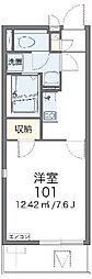 レオネクストヴィオラ 1Kの間取図画像