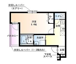 フジパレス初芝駅東I番館 1階/-