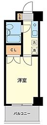 ファミーユビル 1Kの間取図画像