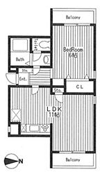 間取図画像 1LDK