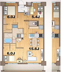 ステラメゾン田端 3階3LDKの間取り