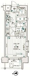 日神デュオステージ板橋駅前 1Kの間取図画像