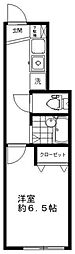Plau京成立石 1Kの間取図画像
