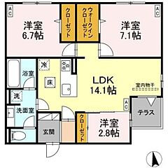 物件の間取り