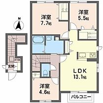 メゾンパークス　Ｓｅｖｅｎ　Ｂｅａｃｈ 201 ｜ 宮城県宮城郡七ヶ浜町松ヶ浜字謡35-9（賃貸アパート3LDK・1階・76.21㎡） その2