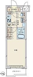 ルーブル川崎鷺沼 1Kの間取図画像