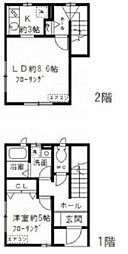 デザインメゾン錦糸町 1階1LDKの間取り